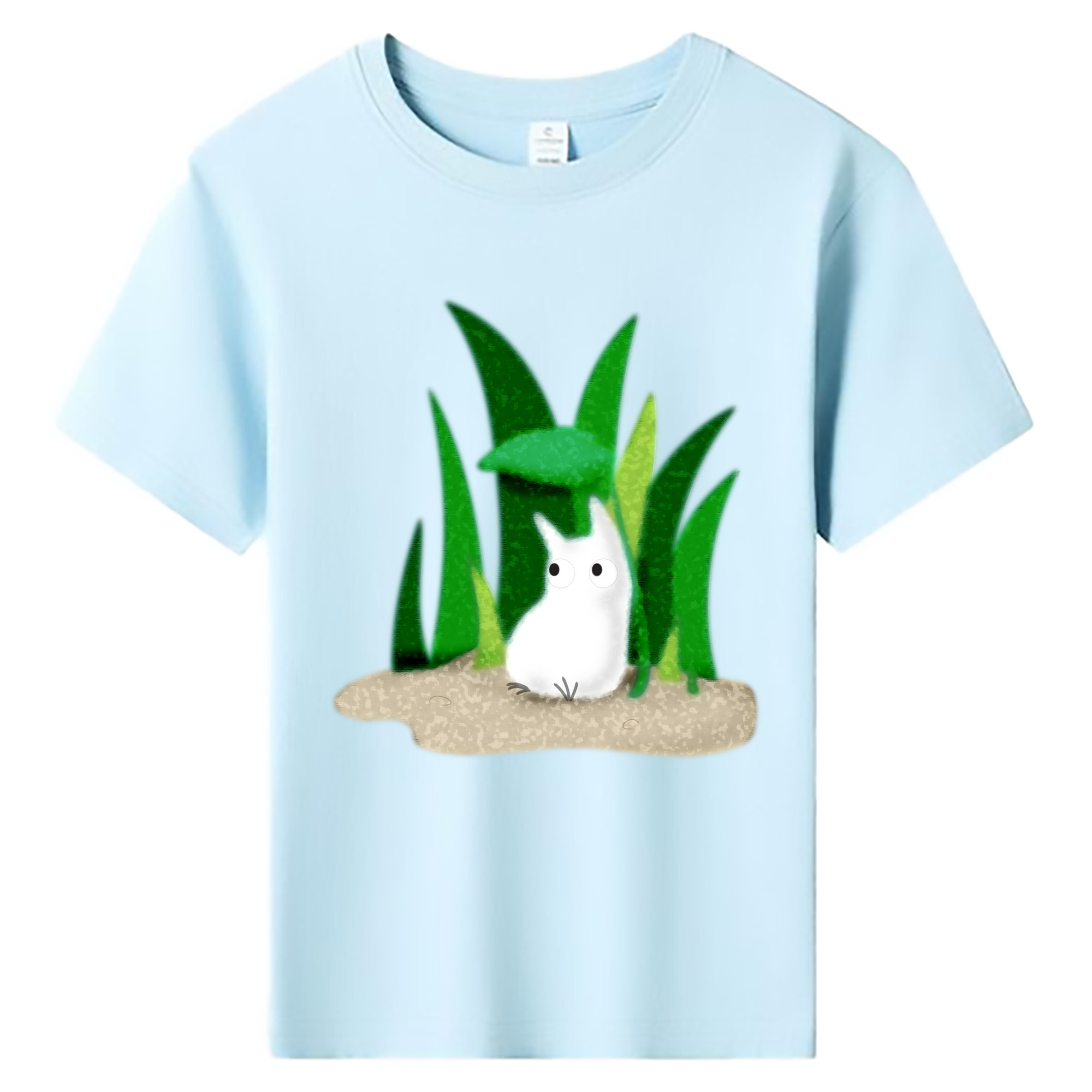 （画像用） となりのトトロ 草壁メイ 草壁サツキ My Neighbor Totoro Satsuki Kusakabe Mei Kusakabe 綿100％キッズTシャツ（フロントプリント）